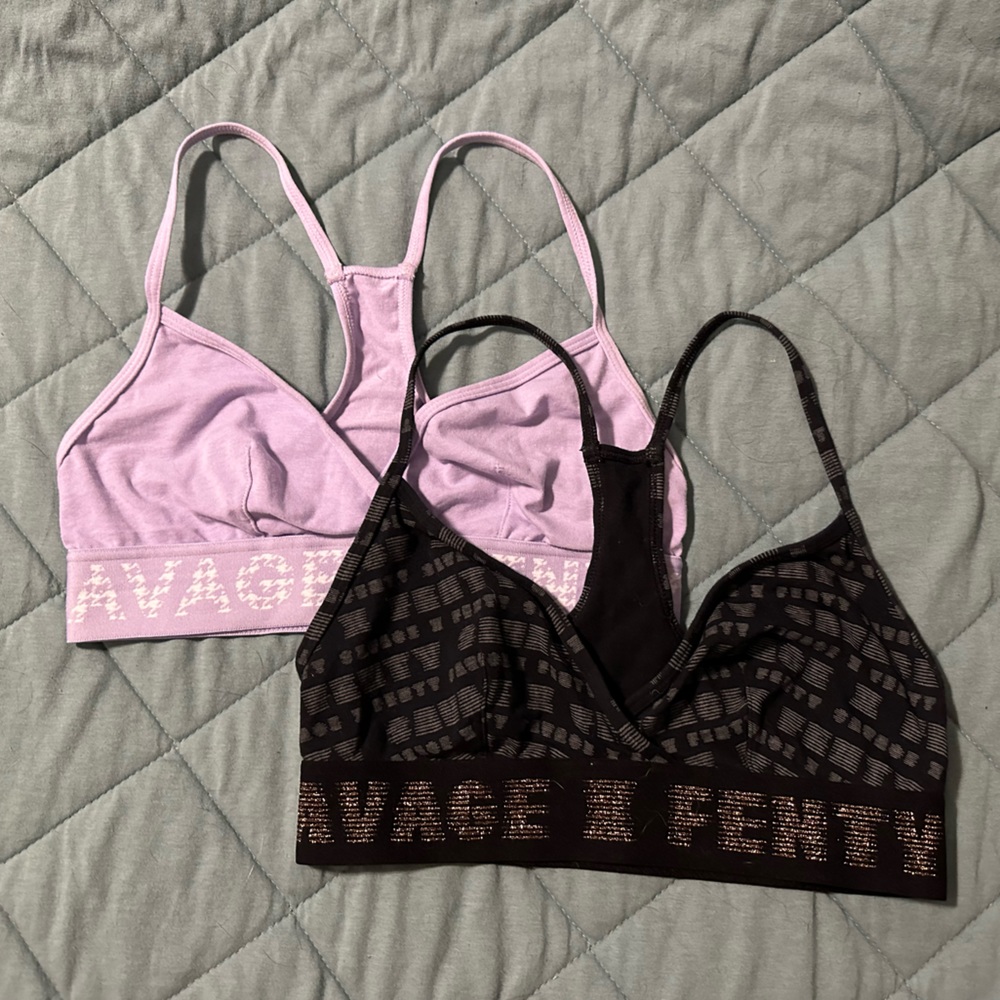 Two Savage X Fenty Bralettes